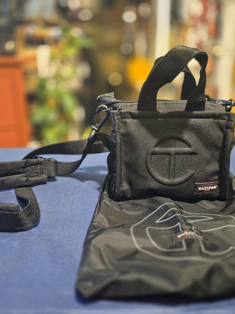Telfar X Eastpack Black Crossbody Mini Tote